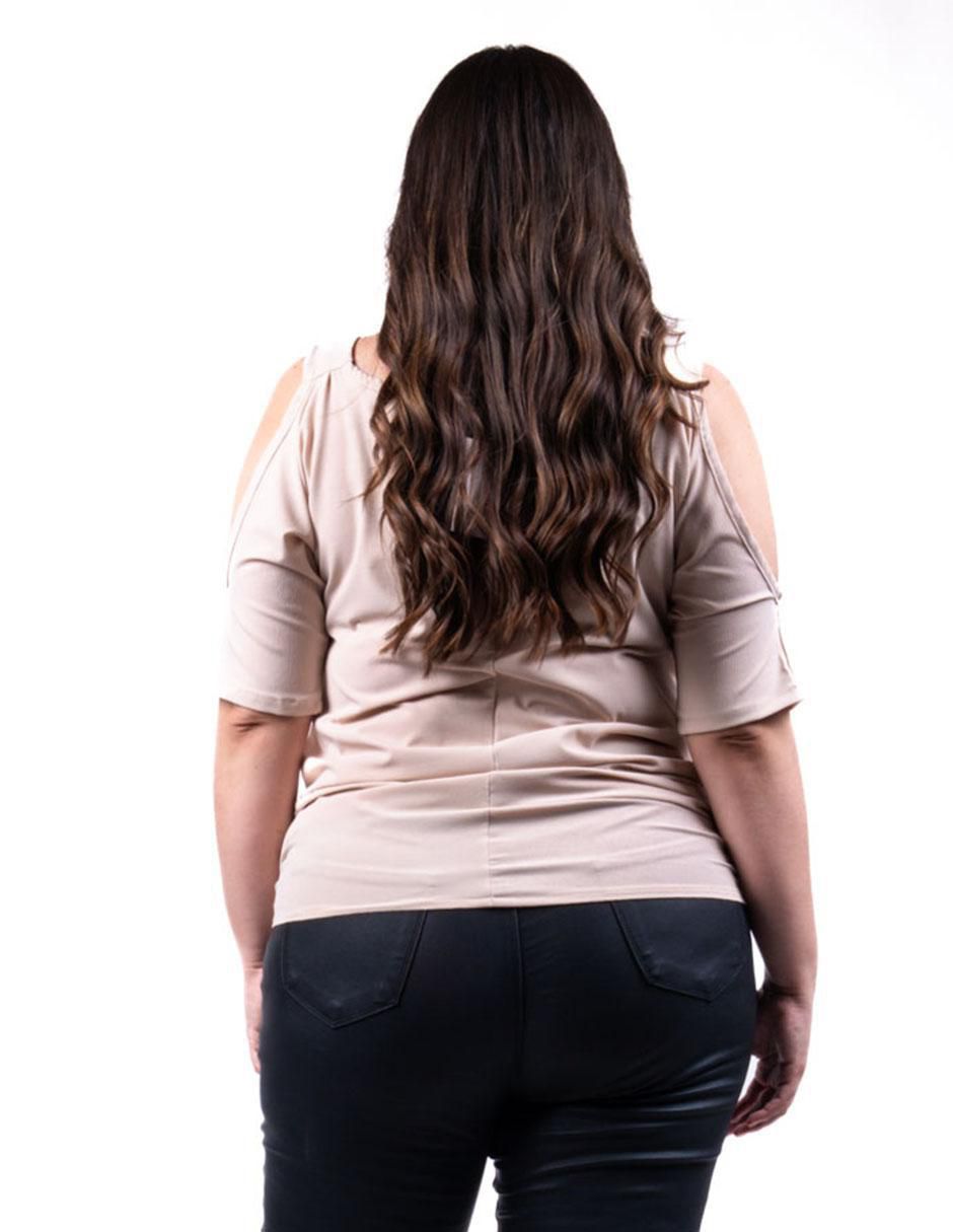 Blusa manga al codo para mujer 3