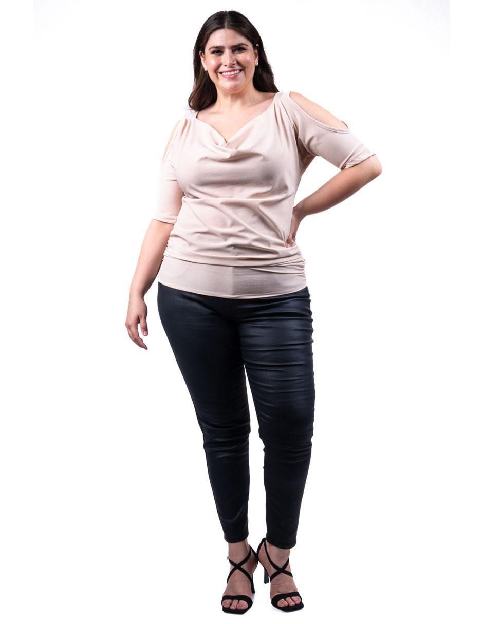Blusa manga al codo para mujer 6