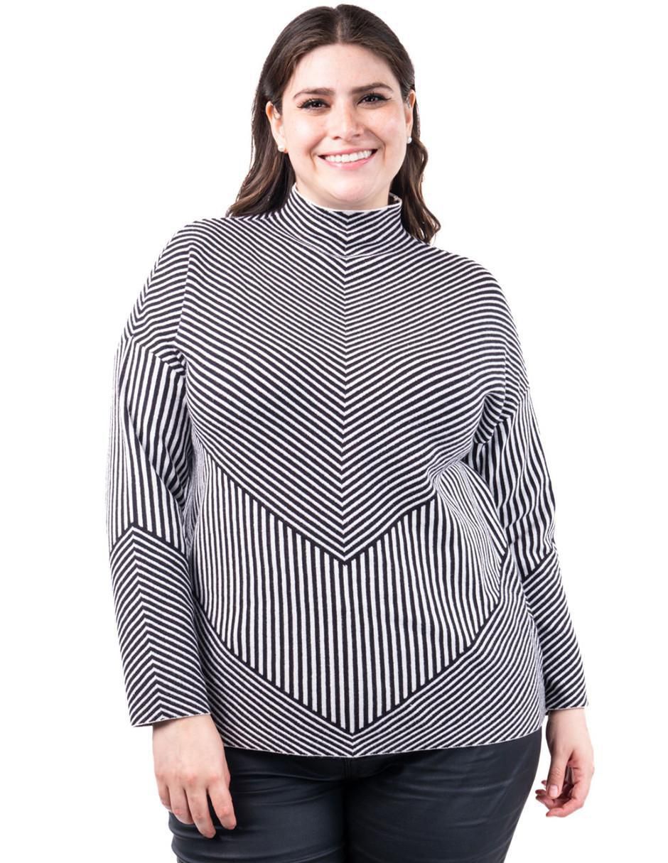 Suéter cuello alto para mujer