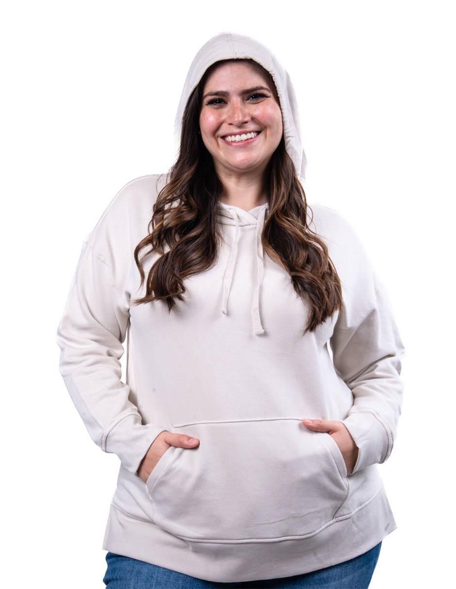Sudadera con capucha y bolsa para mujer 5