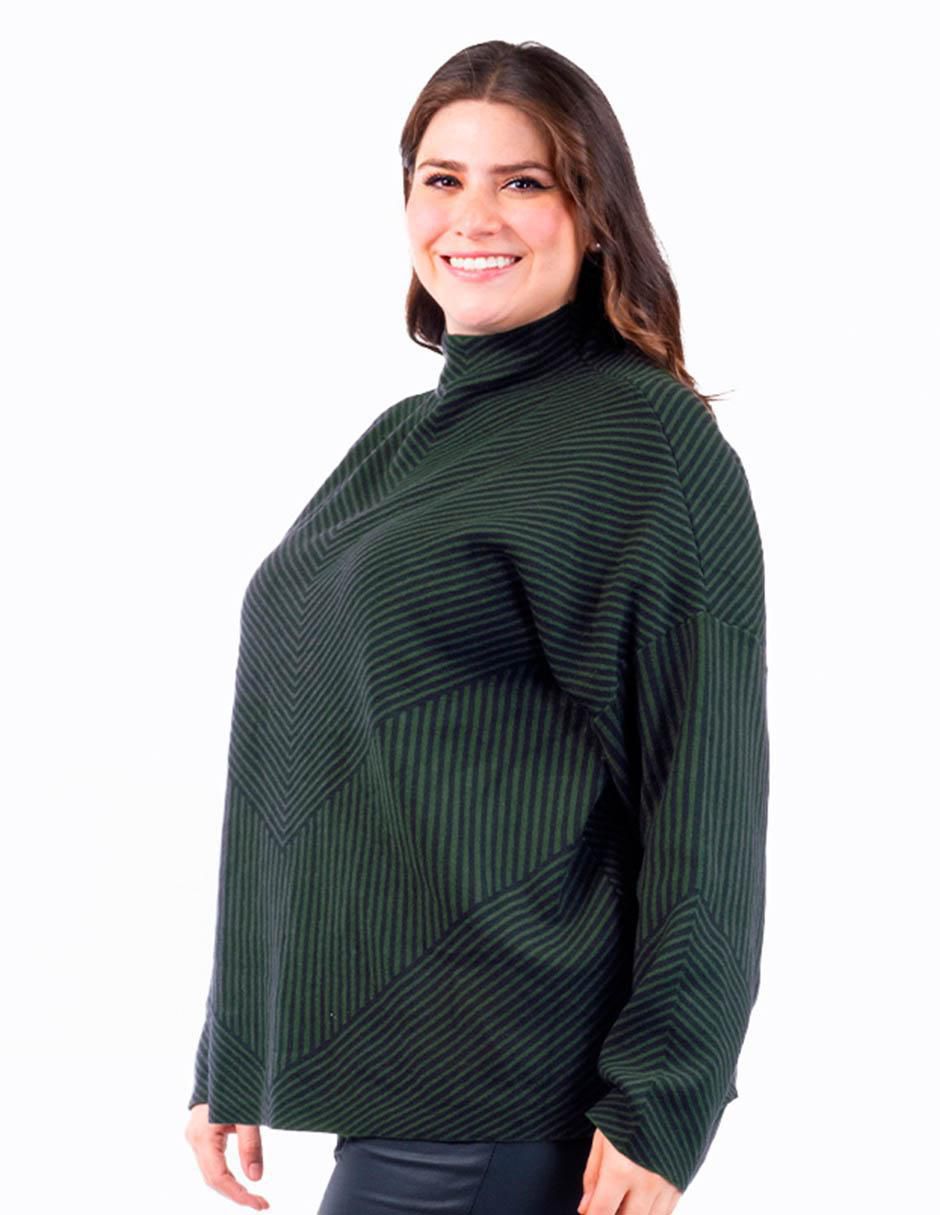 Suéter cuello alto para mujer 2