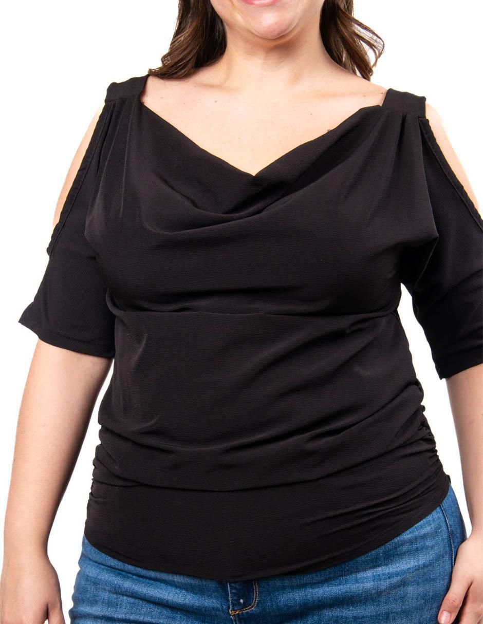 Blusa manga corta para mujer 4
