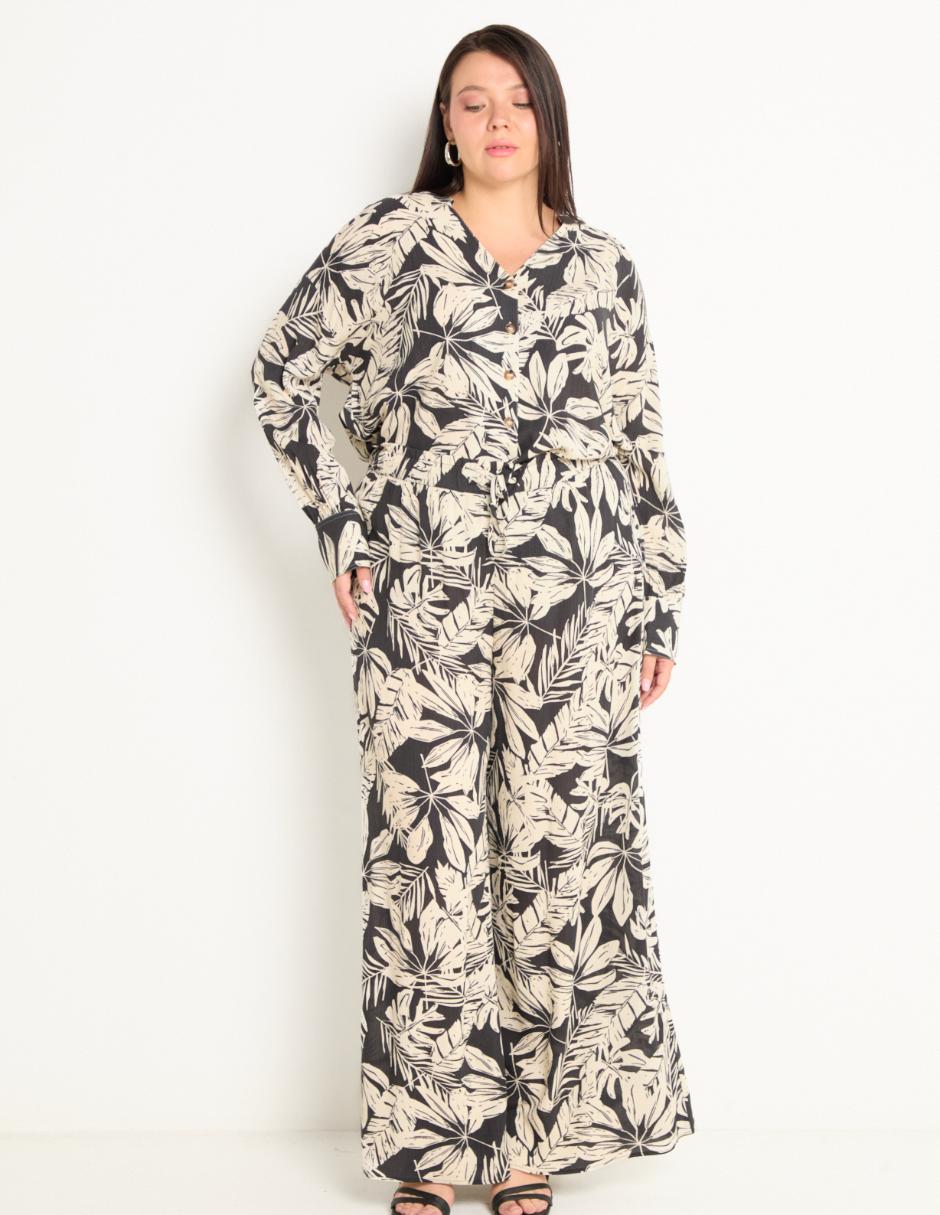 Pantalón relaxed amplio para mujer 3