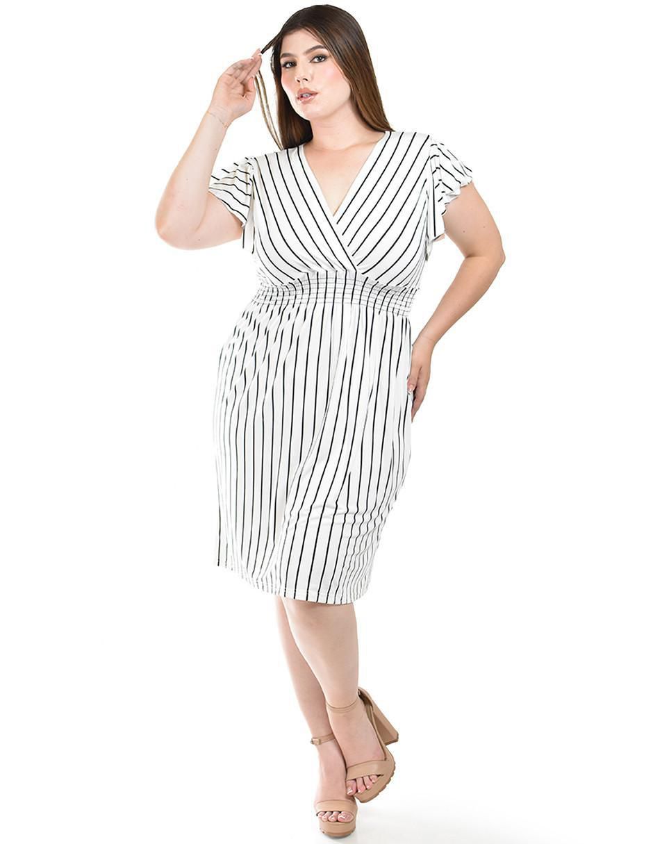Vestido a la rodilla casual para mujer 4