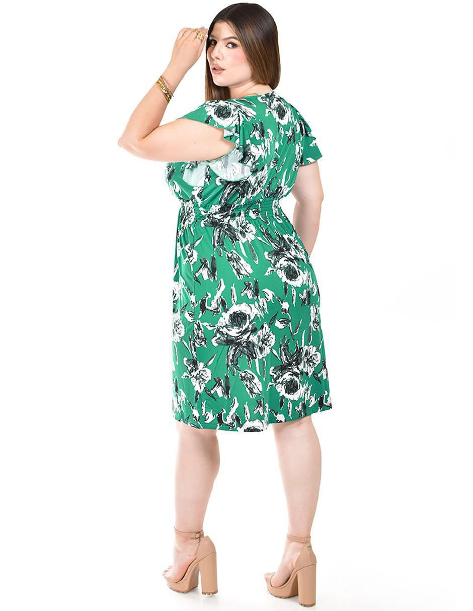 Vestido a la rodilla casual para mujer 3