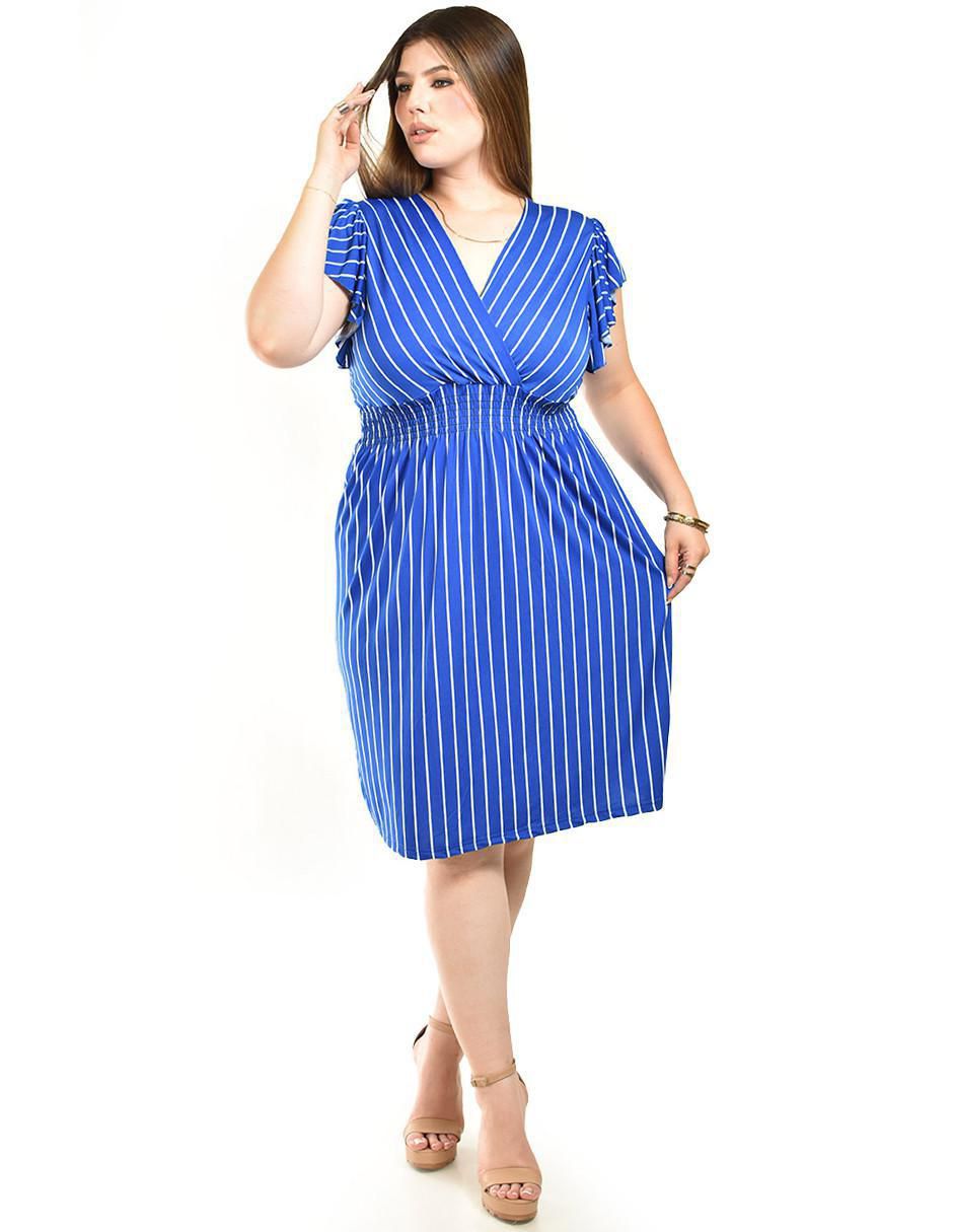 Vestido a la rodilla casual para mujer 4