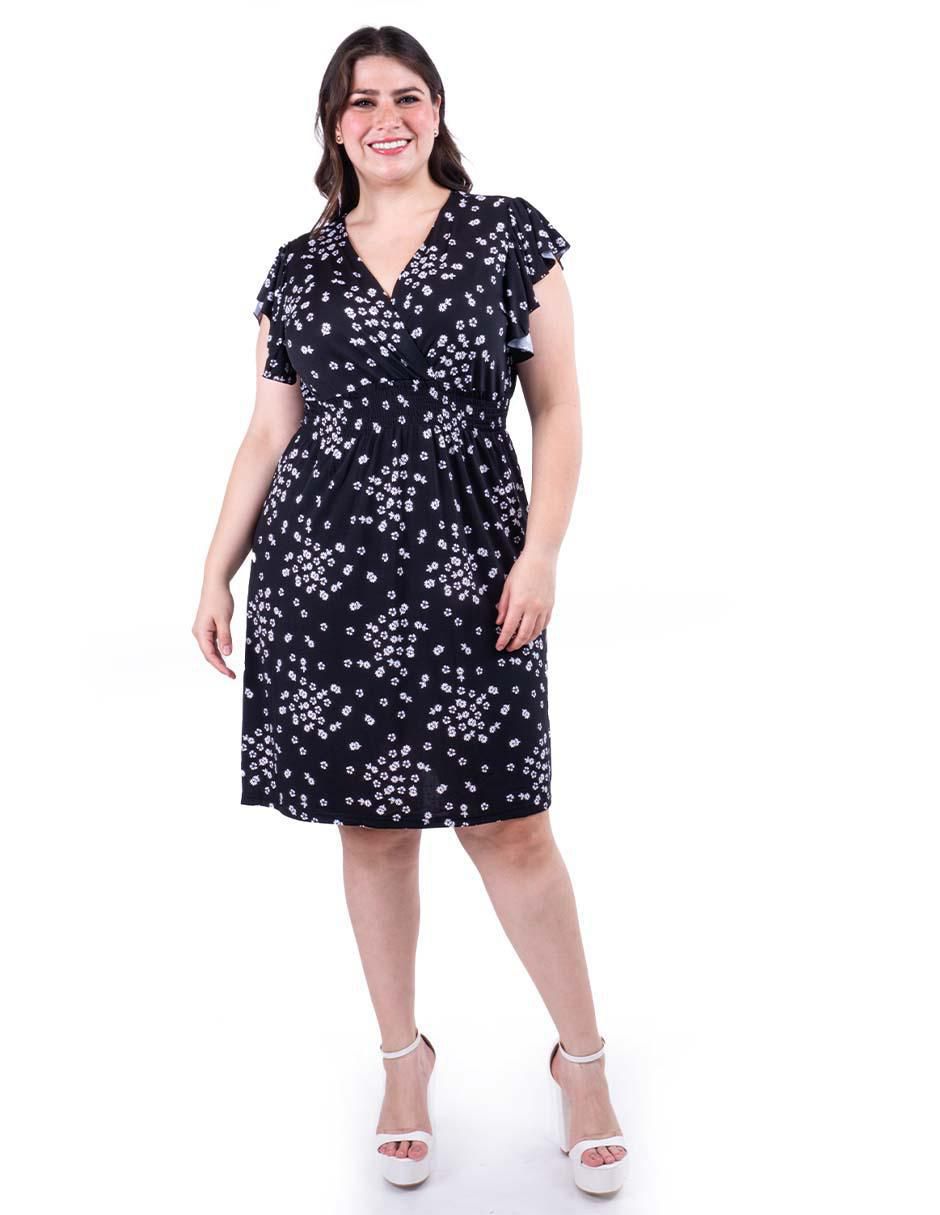 Vestido arriba rodilla casual para mujer