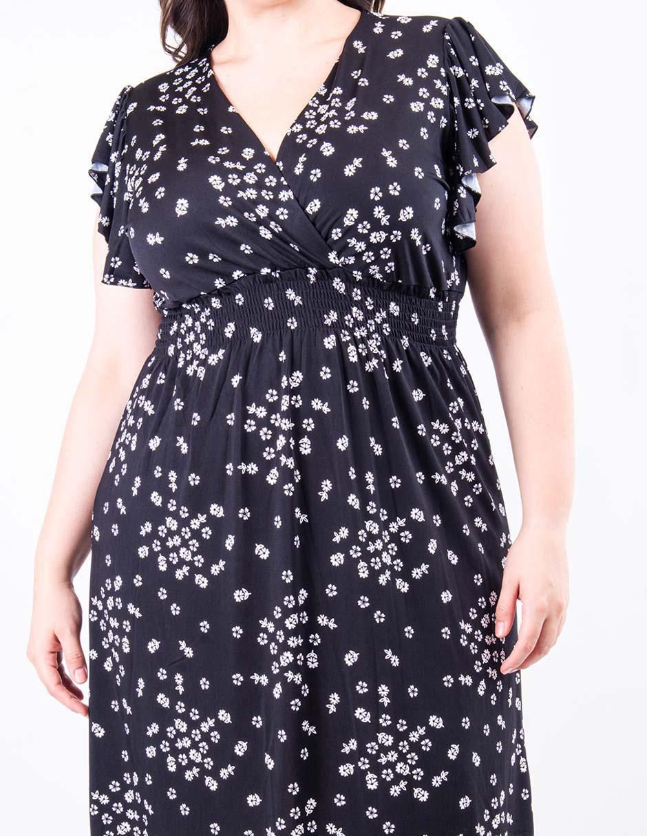 Vestido arriba rodilla casual para mujer 4