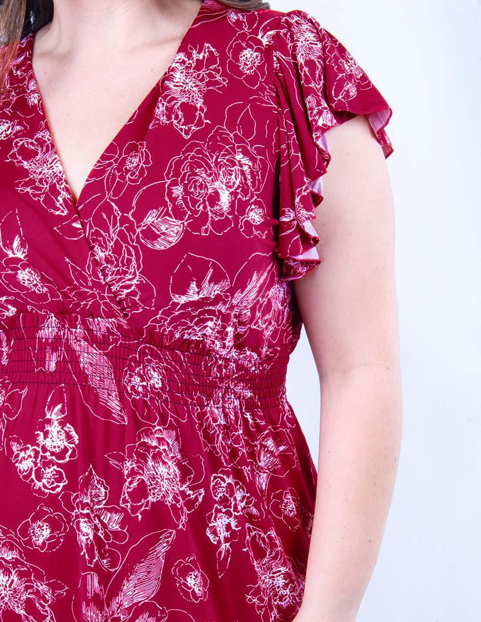Vestido arriba rodilla casual para mujer