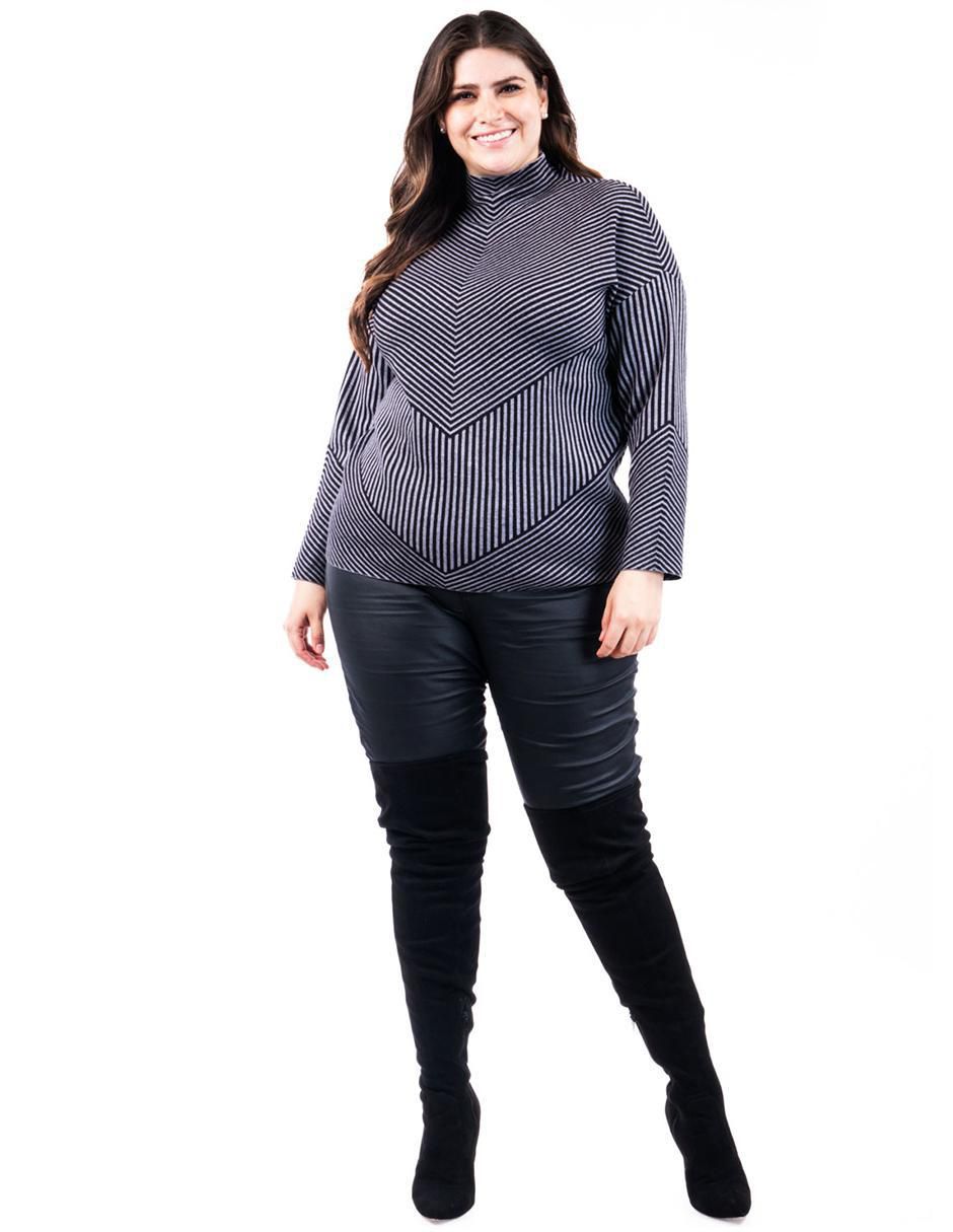 Suéter cuello alto para mujer 4
