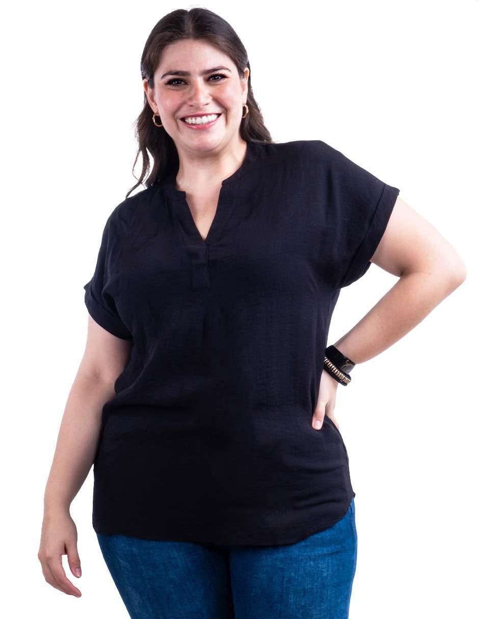 Blusa manga corta para mujer 1
