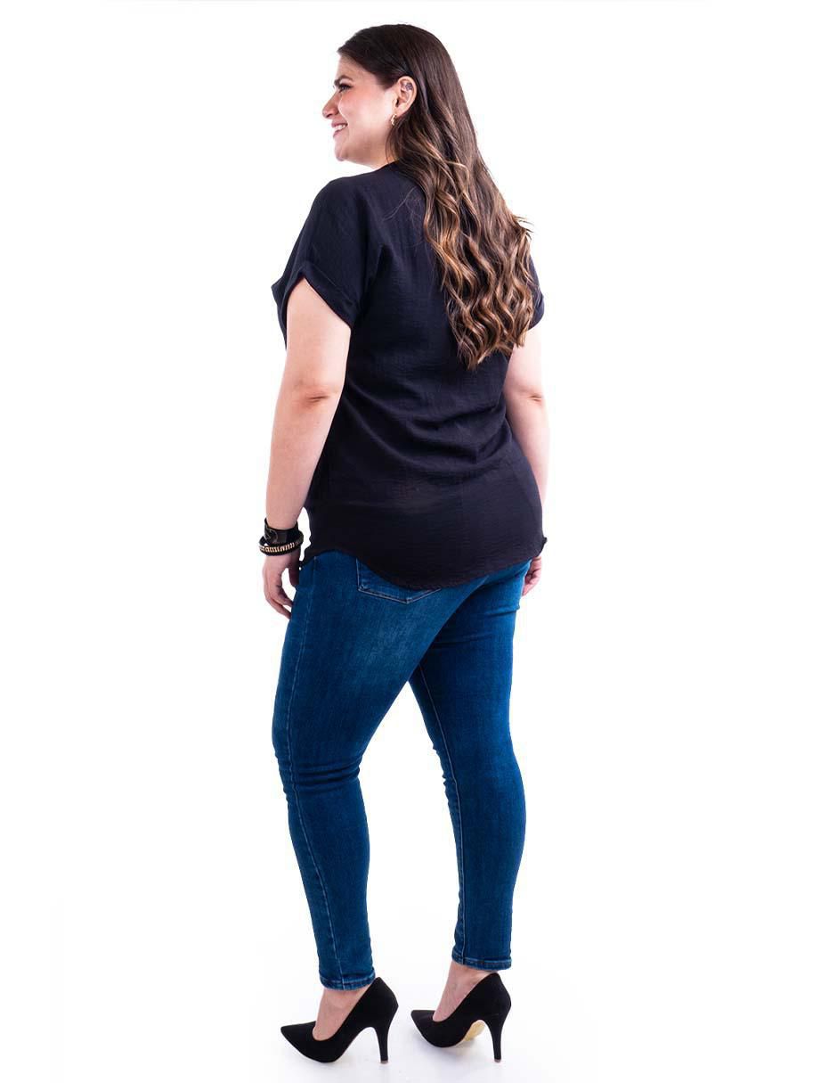 Blusa manga corta para mujer 4