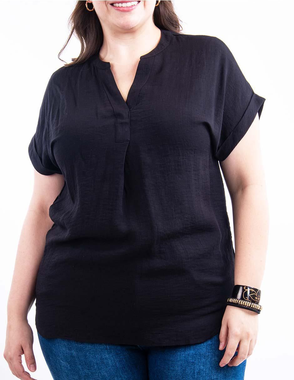 Blusa manga corta para mujer 5
