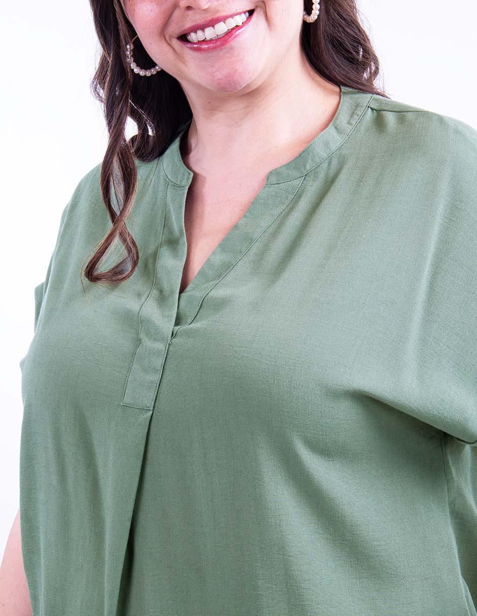 Blusa manga corta para mujer 4