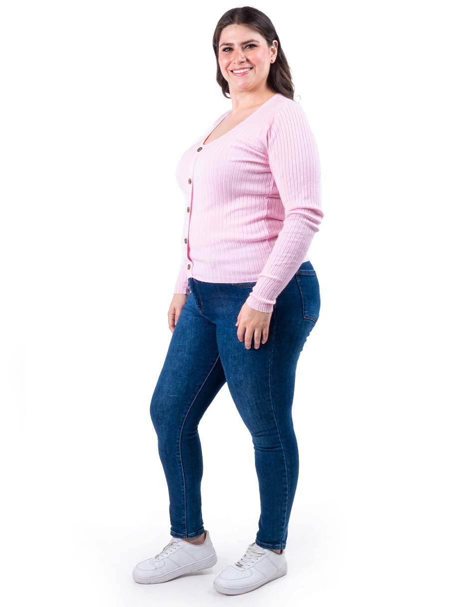 Suéter cuello redondo para mujer 2