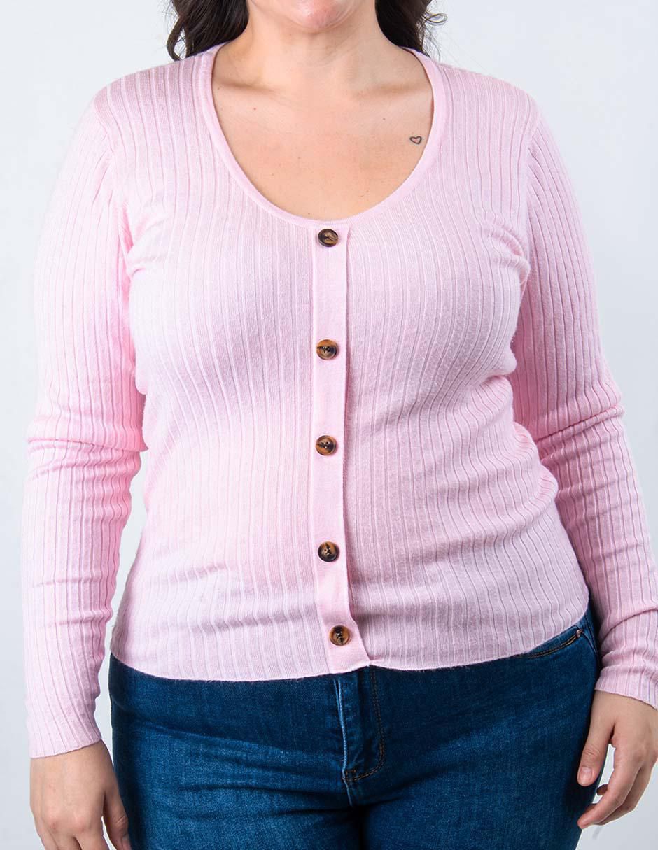 Suéter cuello redondo para mujer 4
