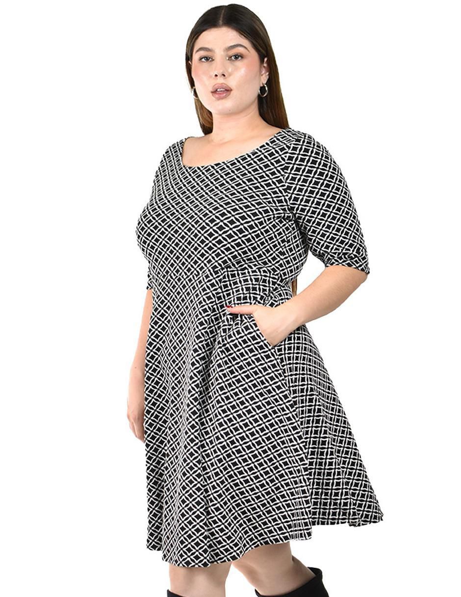Vestido a la rodilla casual para mujer 2