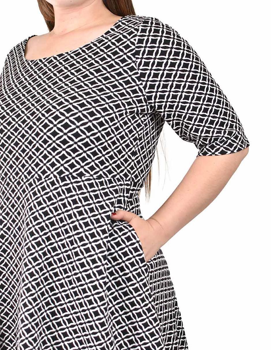 Vestido a la rodilla casual para mujer 4