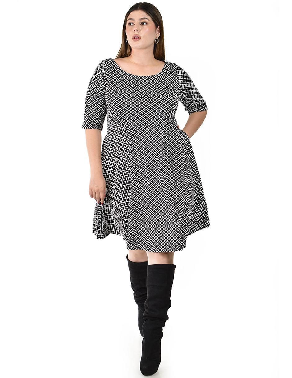Vestido a la rodilla casual para mujer 5