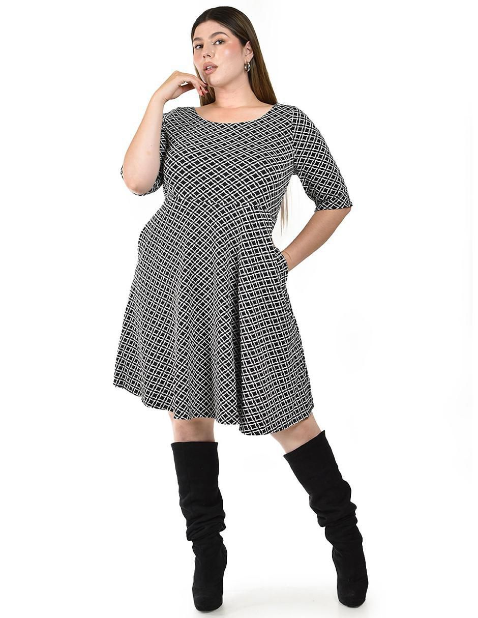 Vestido a la rodilla casual para mujer 6