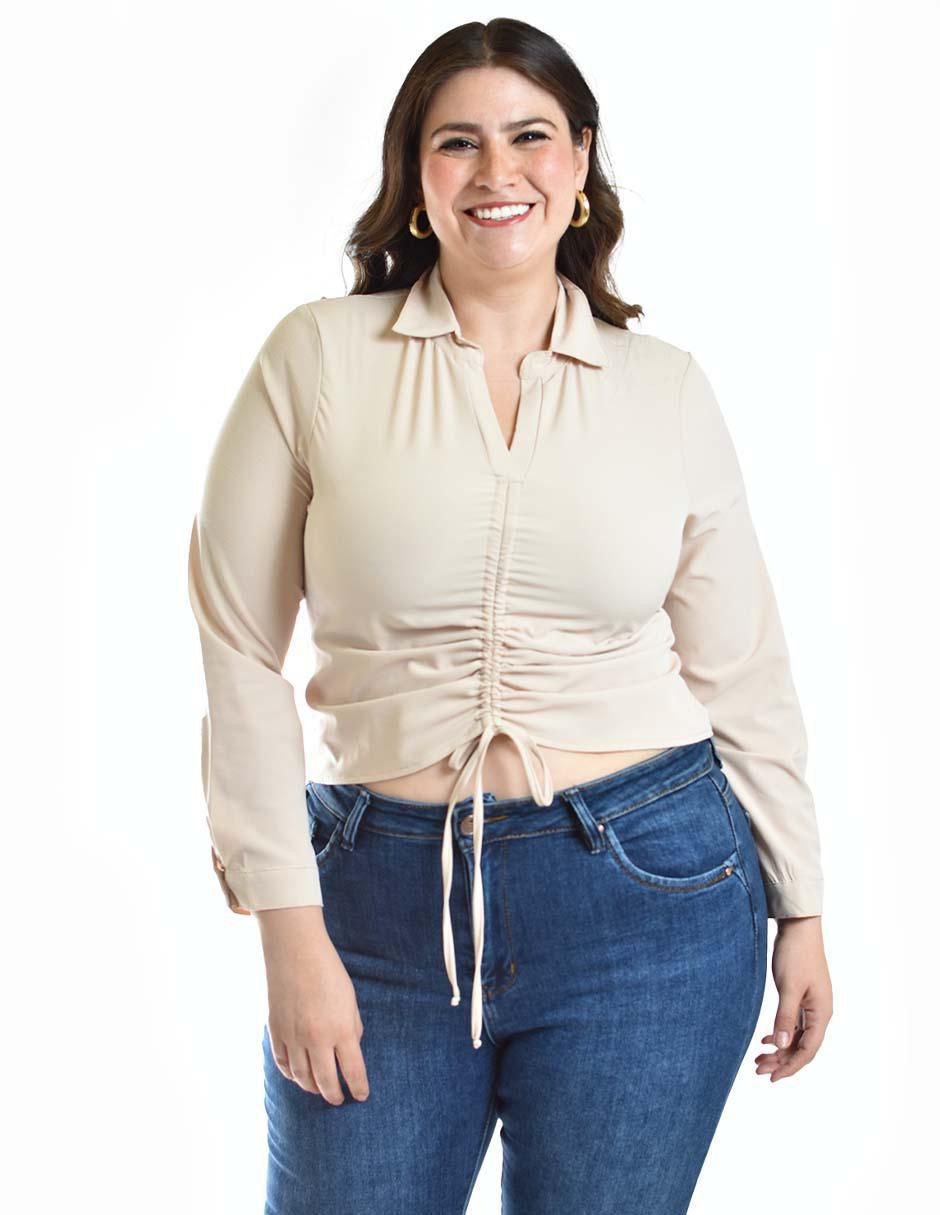 Blusa manga larga para mujer
