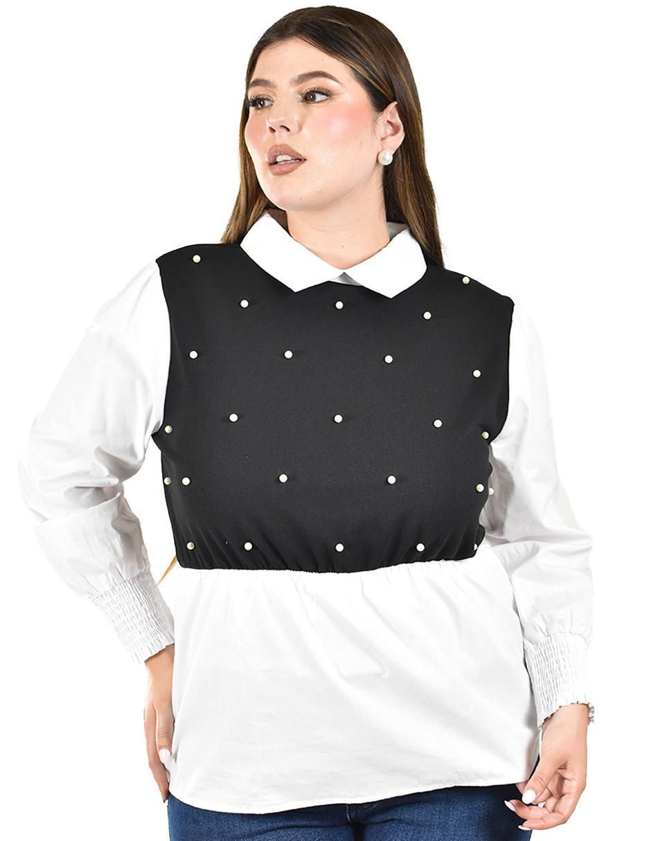 Blusa manga larga para mujer