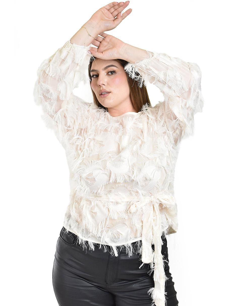 Blusa manga larga para mujer 4