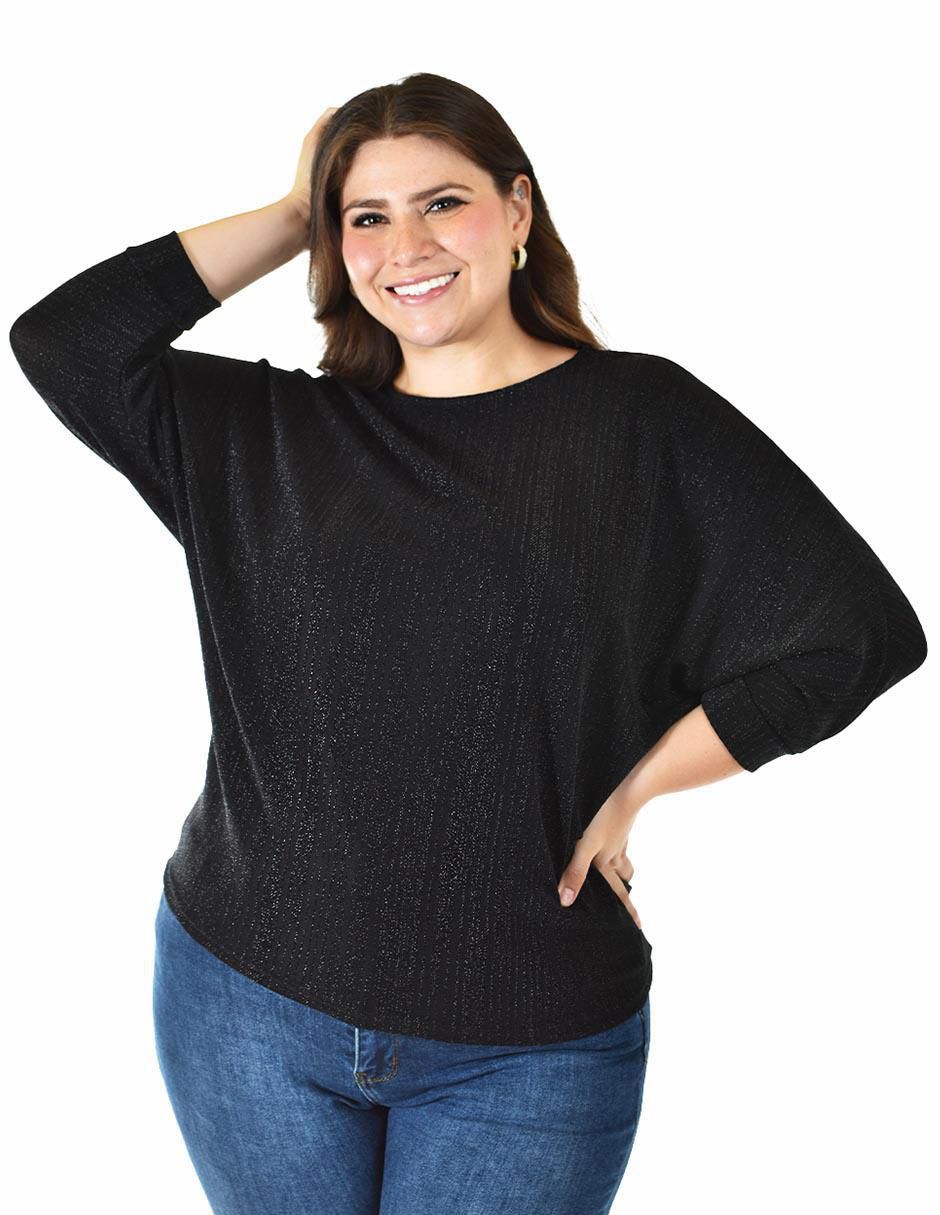 Blusa manga 3/4 para mujer