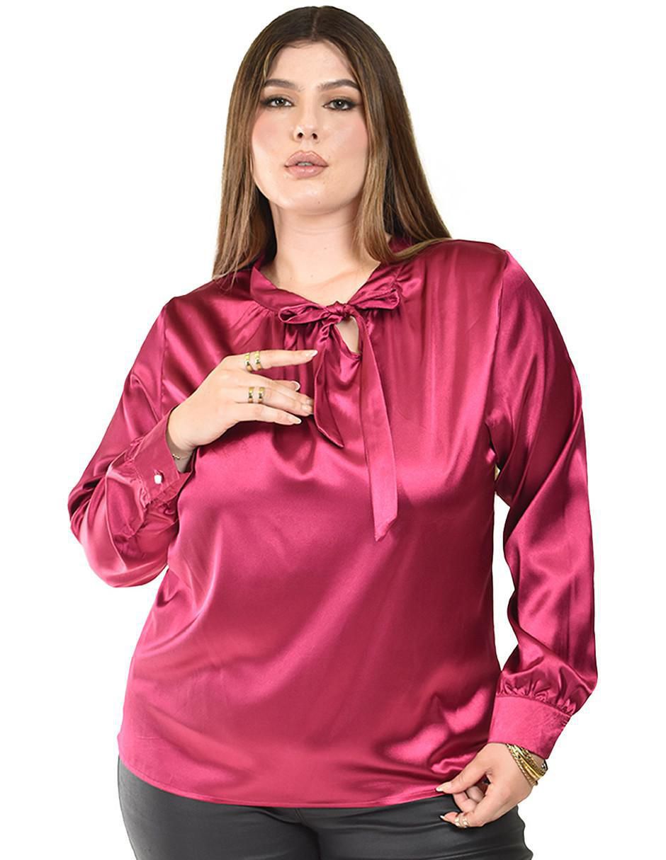 Blusa manga larga para mujer