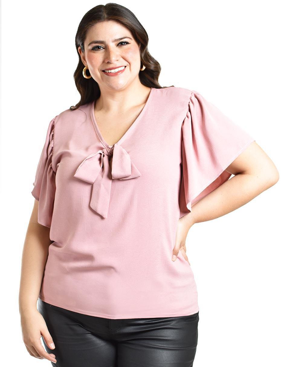 Blusa manga corta para mujer