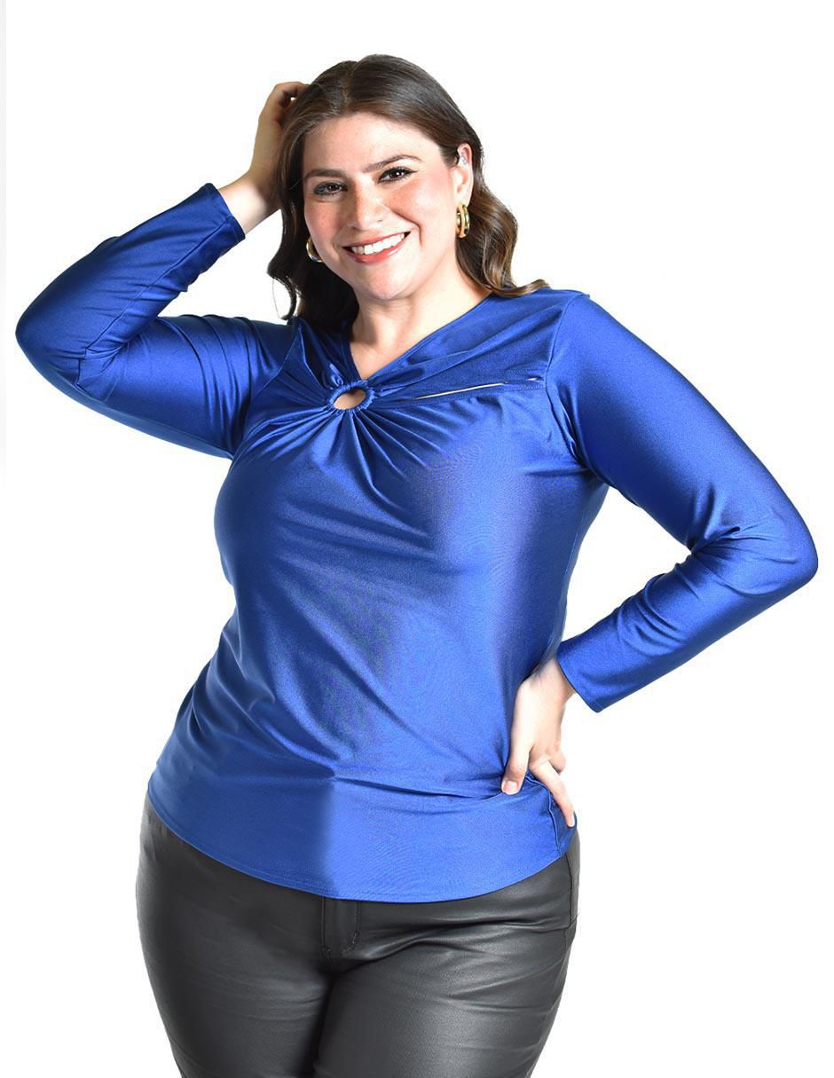 Blusa manga larga para mujer 4