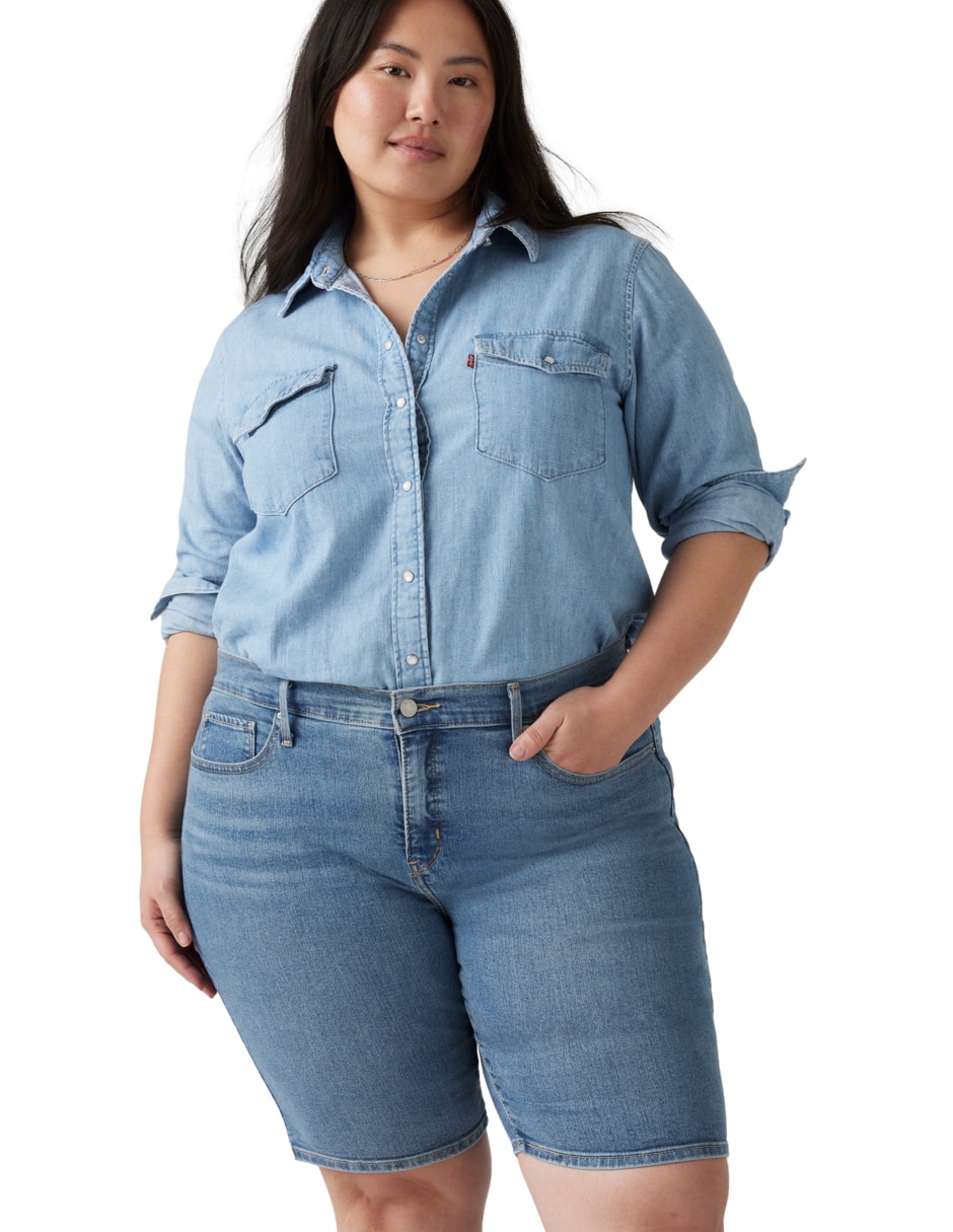 Bermuda de algodón para mujer 4