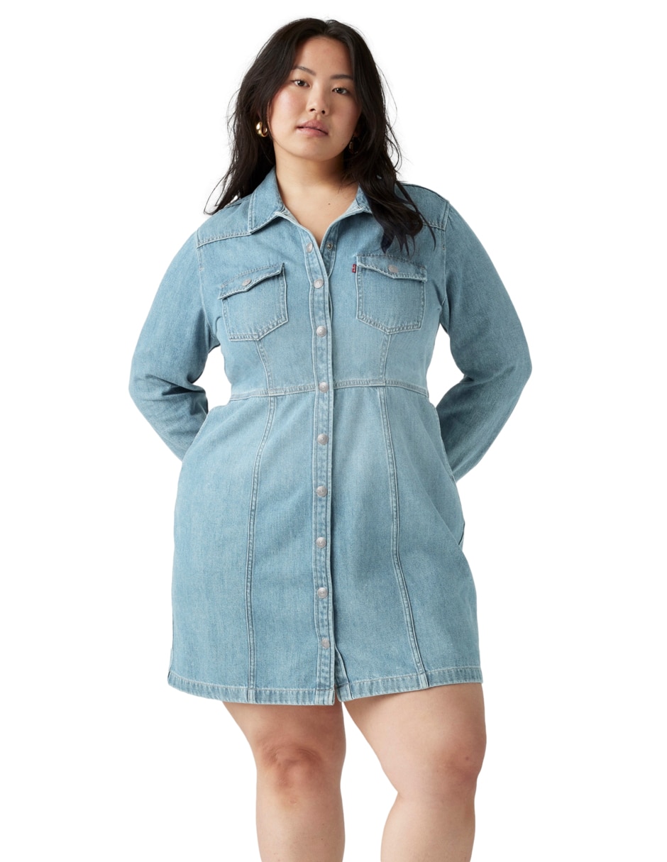Vestido arriba de la rodilla casual para mujer 1