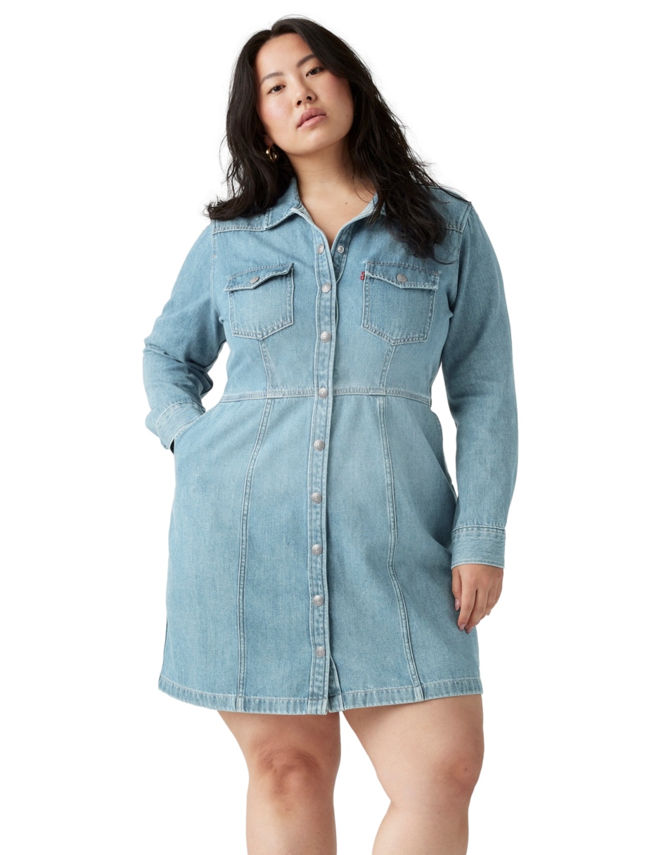 Vestido arriba de la rodilla casual para mujer 3