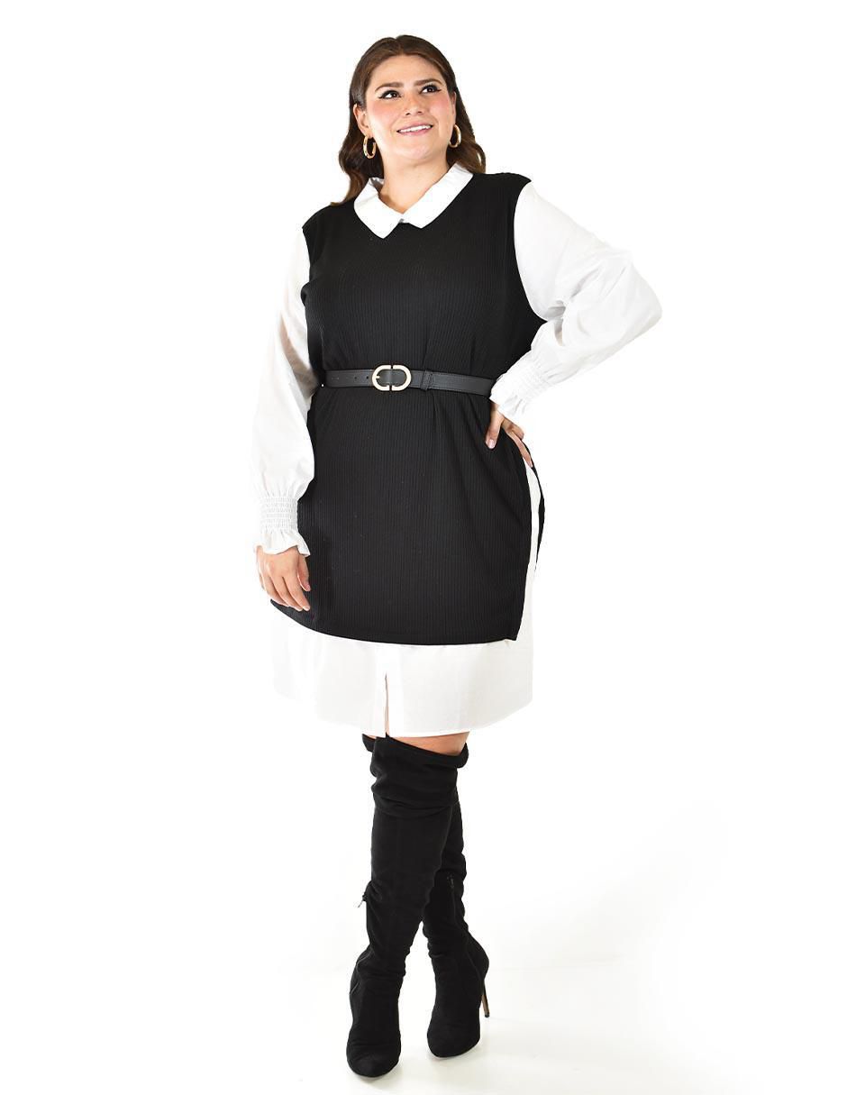 Vestido a la rodilla casual para mujer 3