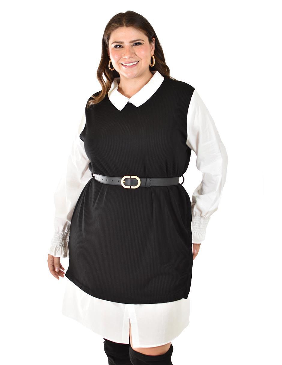Vestido a la rodilla casual para mujer 4