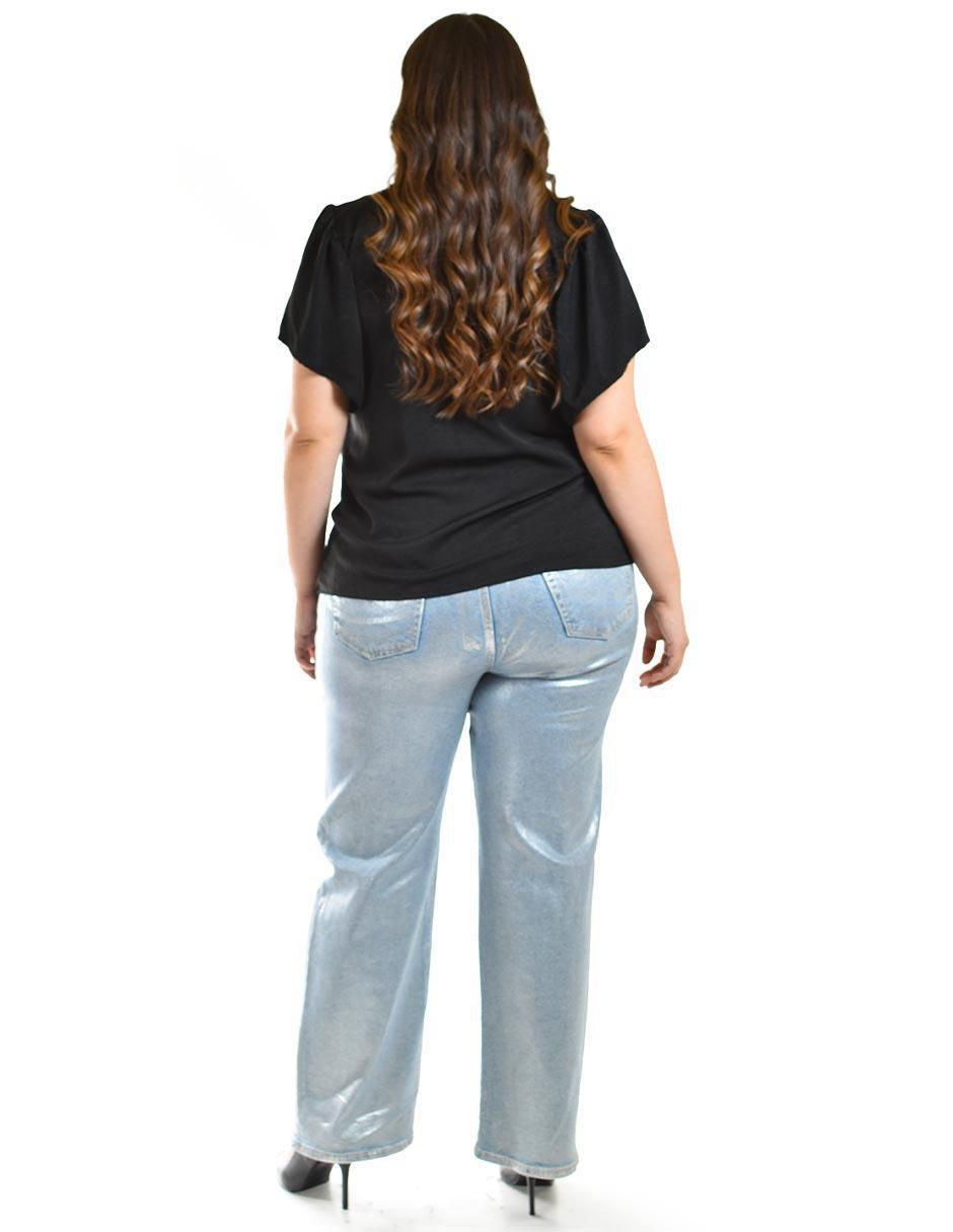 Blusa manga corta para mujer 5