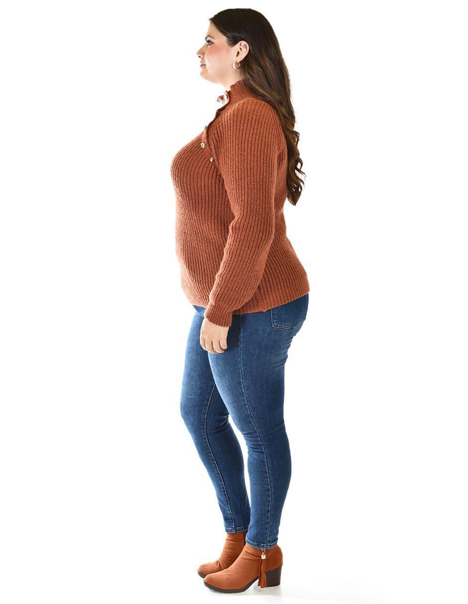 Suéter cuello alto para mujer 5
