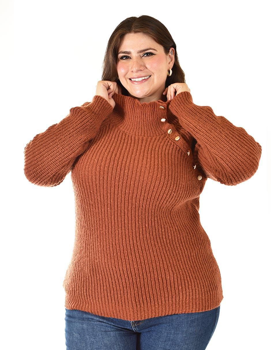 Suéter cuello alto para mujer 6