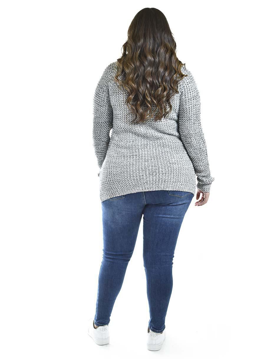 Suéter cuello redondo para mujer 4