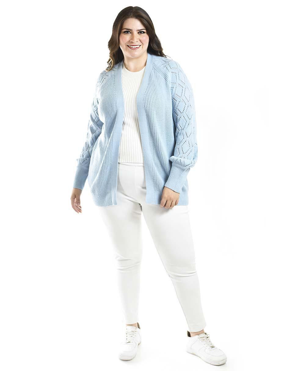 Suéter cuello abierto para mujer 2