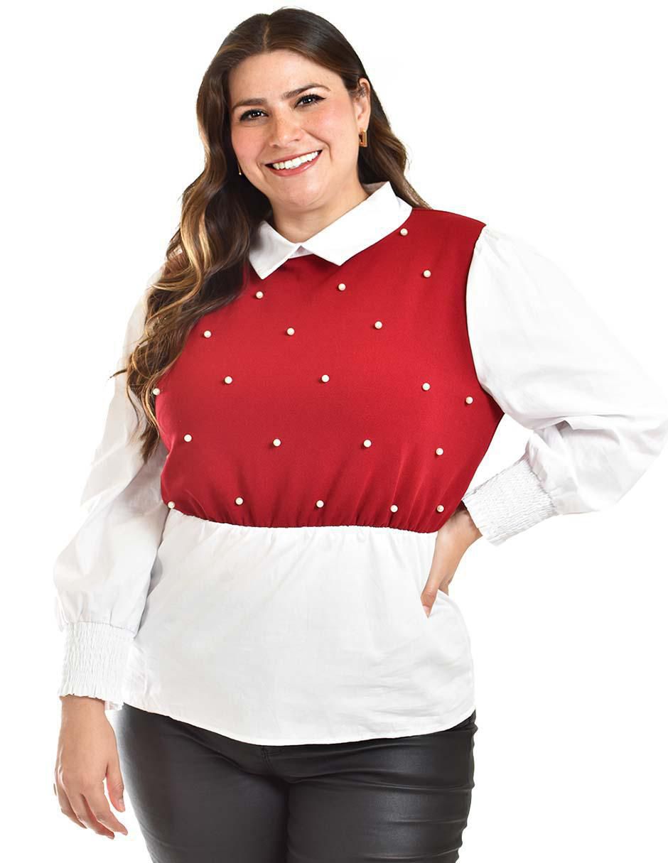 Blusa manga larga para mujer 6