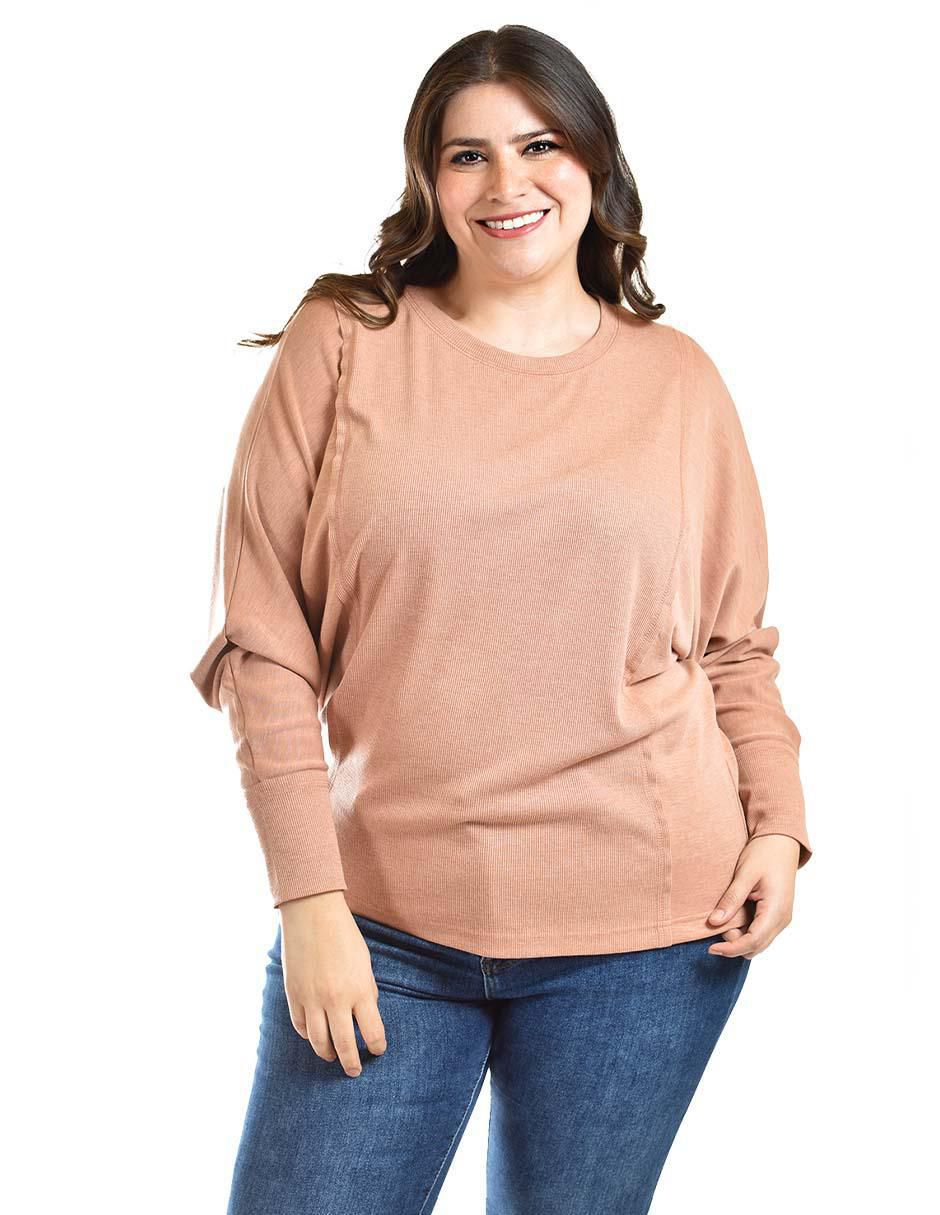 Blusa manga larga para mujer