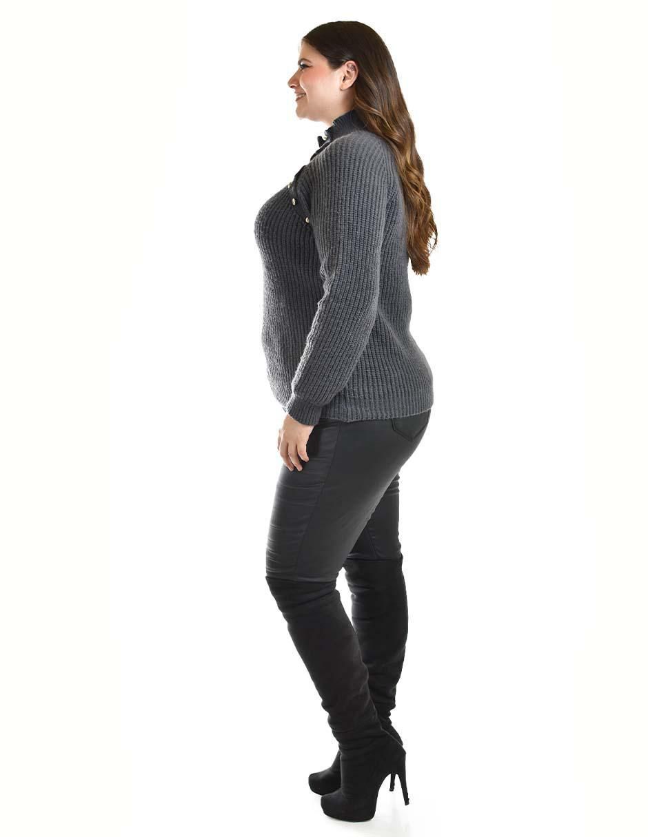Suéter cuello alto para mujer 3