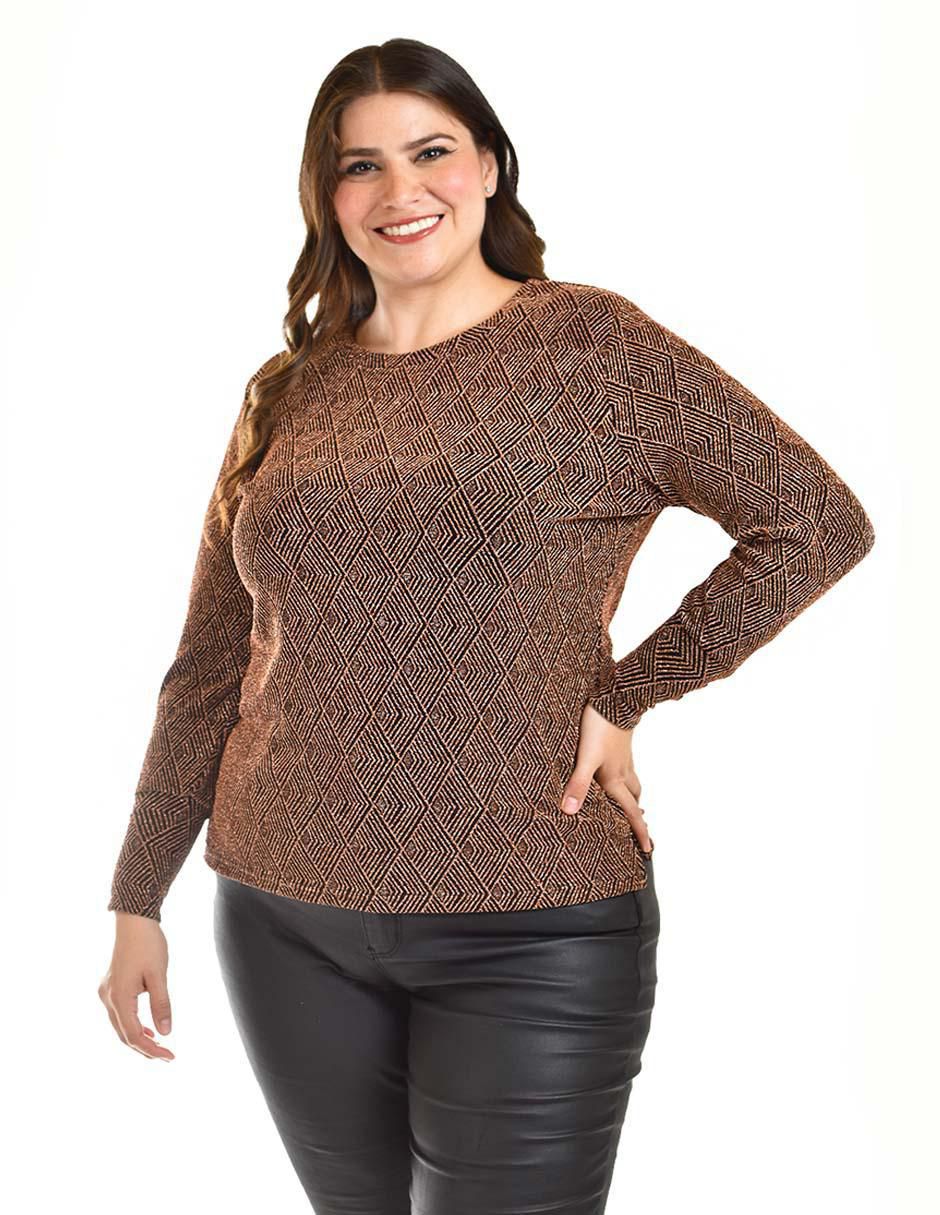 Blusa manga larga para mujer