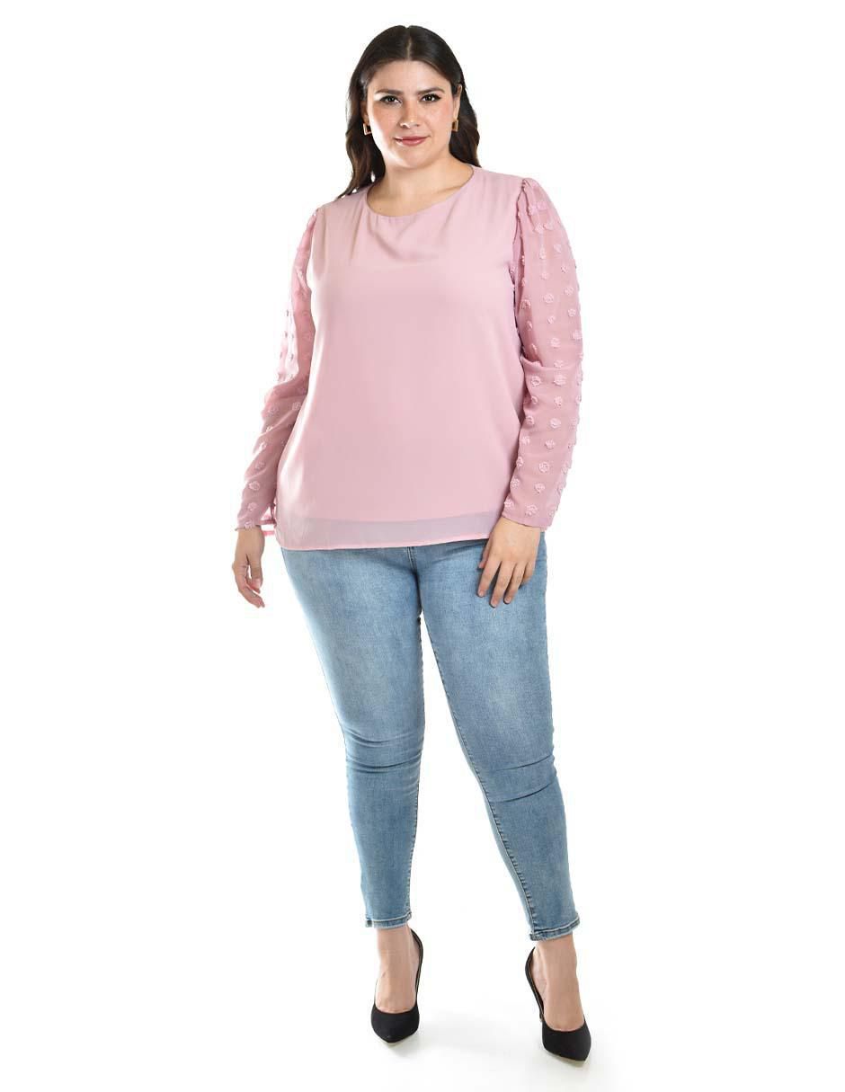 Blusa manga larga para mujer 5