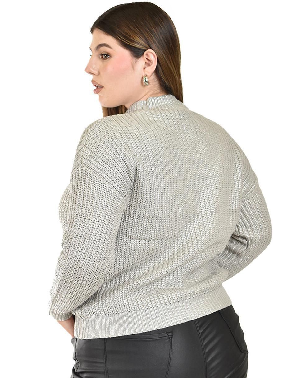 Suéter cuello redondo para mujer 3