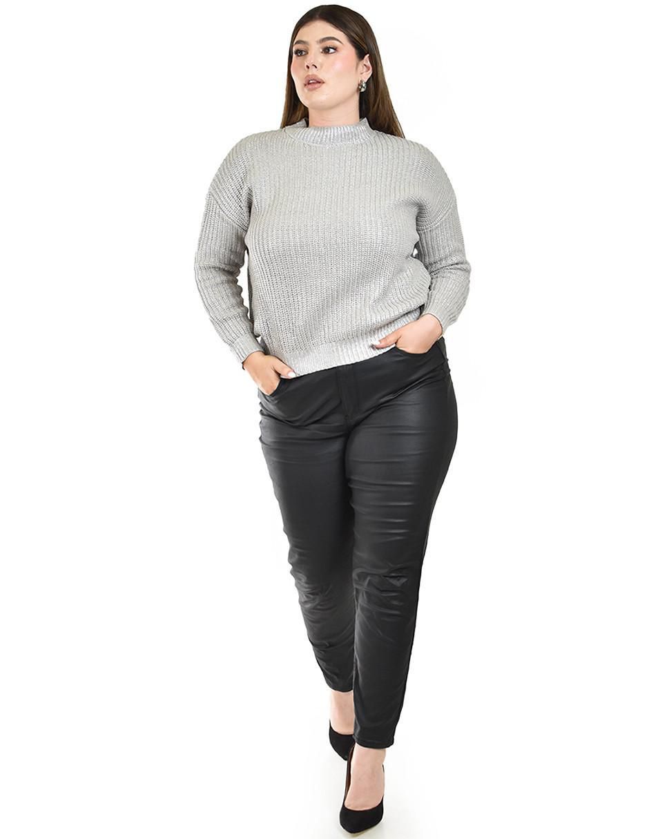 Suéter cuello redondo para mujer 5
