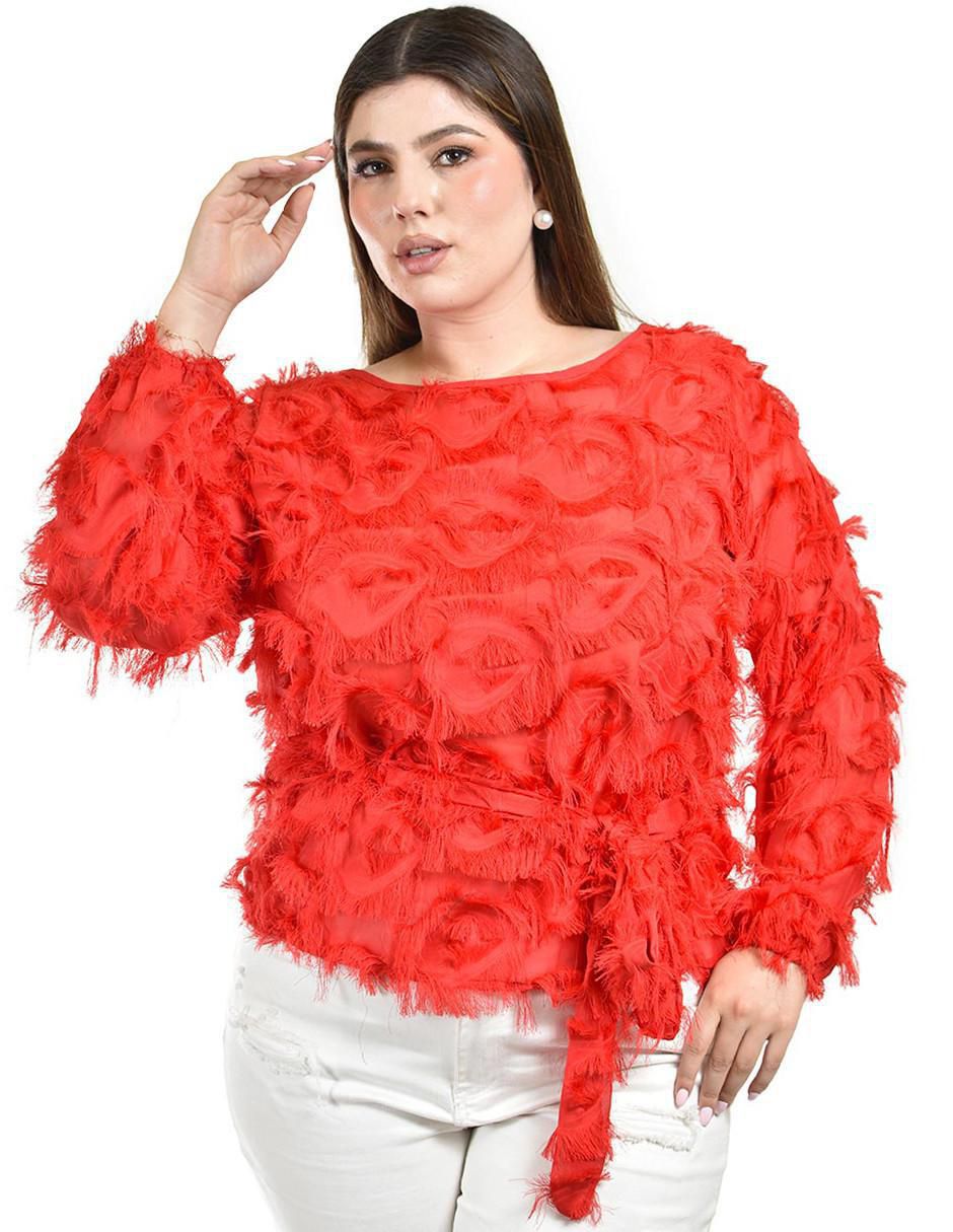 Blusa manga larga para mujer