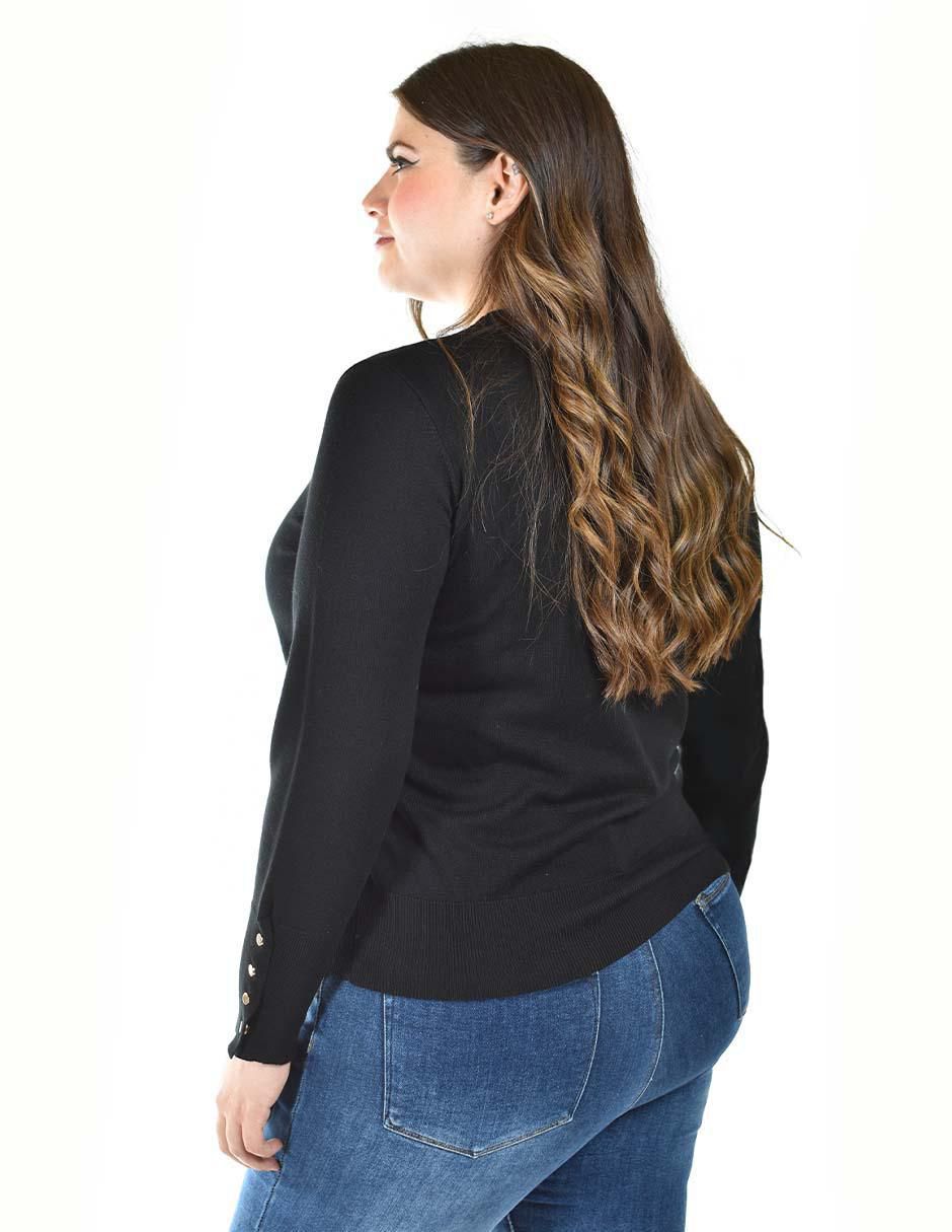 Suéter cuello redondo para mujer 5